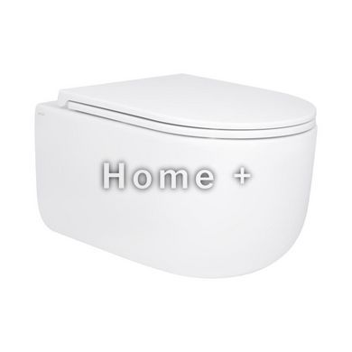 Унітаз підвісний Qtap Taurus безобідковий із сидінням Soft-close QT2433084EUQW SD00051552 фото