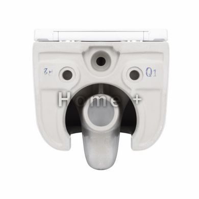 Унітаз підвісний Qtap Taurus безобідковий із сидінням Soft-close QT2433084EUQW SD00051552 фото