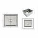 Мийка для кухні інтегрована під стільницю Lidz Handmade H4843 Brushed Steel 3,0/1,0 мм LDH4843BRU49441