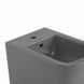 Биде подвесное Qtap Tern 520x350x330 мм, Stone grey QT17551303GSG