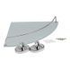 Полиця кутова Lidz Oreo 1001 скляна LDORE1001CRM22180 Chrome