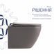 Унитаз подвесной Robin Ultra Quiet 490&times;365&times;325&nbsp;мм, Stone Grey, с сиденьем Slim Duroplast / Soft-close / Quick Release