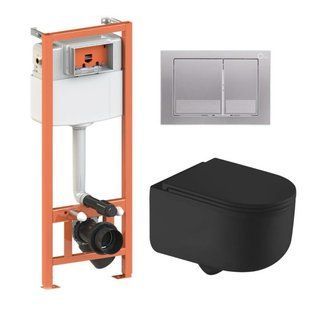 Готове рішення Qtap для ванної кімнати: підвісний унітаз Taurus Ultra Quiet + комплект інсталяції Nest 4 в 1 SD00052306 фото