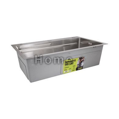 Мийка для кухні інтегрована Lidz Handmade H7545 Brushed Steel 3,0/1,0 мм LDH7545BRU49457 SD00055581 фото