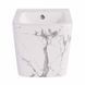 Биде подвесное Qtap Tern 520x350x330 мм, Marble QT17551303GMR