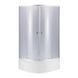 Lidz Latwa SC90x90.SAT.HIGH.GR Душевая кабина полукруглая, стекло тон 4 мм + Lidz Душевой поддон KAPIELKA
