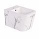 Биде подвесное Qtap Tern 520x350x330 мм, Marble QT17551303GMR