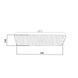 Лейка для верхнего душа Qtap Hlavova 300x200 мм прямоугольная QTHLA107BLM45783 Black Matt