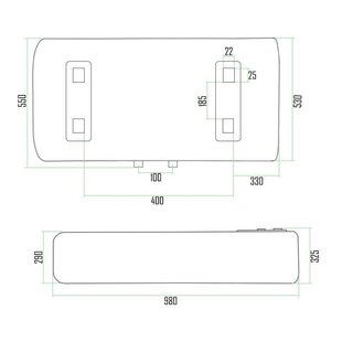 Водонагрівач Thermo Alliance 80 л, мокрий ТЕН 2х (0,8 + 1,2) кВт (DT80H20GPD) SD00032265 фото