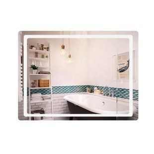 Дзеркало Qtap Mideya (DC-F614) 700х500 з LED-підсвіткою Touch, з антизапотіванням, димером, рег. яскравості SD00054143 фото