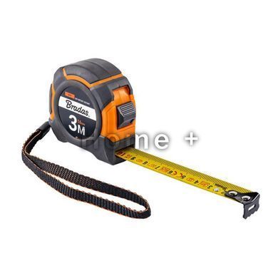 Рулетка на котушці, кінець з нержавіючої сталі, SNAP soft, 3м/16мм, DIY-MTS31-0316/K DIY-MTS31-0316/K фото