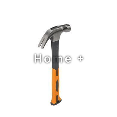 Молоток столярний FIBERGLASS з магнітною ручкою зі скловолокна для цвяхів, 450г, DIY-HF3045 2387022380 фото