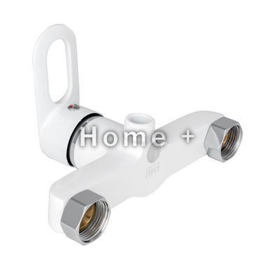 Змішувач для душу Lidz Latwa 010 (з душовим гарнітуром) (k40) LDLAT010WHI45426 White SD00051550 фото