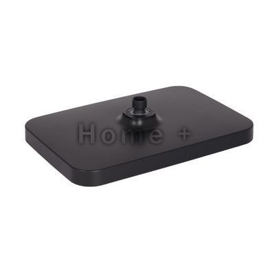 Лійка для верхнього душу Qtap Hlavova 330x330 мм прямокутна QTHLA107BLM45945 Black Matt SD00052069 фото