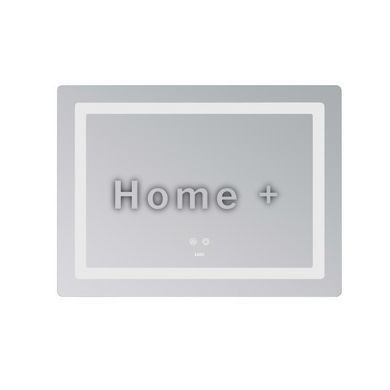 Дзеркало Lidz Kubis (KU2) 800х600 з LED-підсвіткою Touch, з антизапотіванням, з димером, рег. яскравості LD78LF9048060 SD00054570 фото