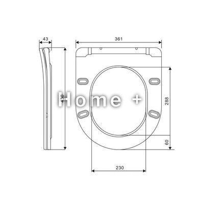 Сидіння для унітаза Qtap (Swan Ultra, Jay Ultra) з мікроліфтом Slim QT99SC6106W SD00052113 фото
