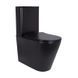 Унітаз підлоговий Qtap Scorpio Ultra Quiet безобідковий із сидінням Soft-Close MATT BLACK QT14226088AMB