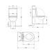 Унітаз-компакт Qtap Robin Ultra Quiet безобідковий із сидінням Soft-close QT13222128AUQ1W