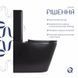 Унітаз підлоговий Qtap Scorpio Ultra Quiet безобідковий із сидінням Soft-Close MATT BLACK QT14226088AMB