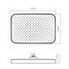 Лійка для верхнього душу Qtap Hlavova 330x330 мм прямокутна QTHLA107BLM45945 Black Matt