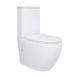 Унітаз-компакт Qtap Robin Ultra Quiet безобідковий із сидінням Soft-close QT13222128AUQ1W