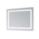 Дзеркало Lidz Kubis (KU2) 800х600 з LED-підсвіткою Touch, з антизапотіванням, з димером, рег. яскравості LD78LF9048060