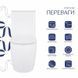 Унітаз-компакт Qtap Robin Ultra Quiet безобідковий із сидінням Soft-close QT13222128AUQ1W