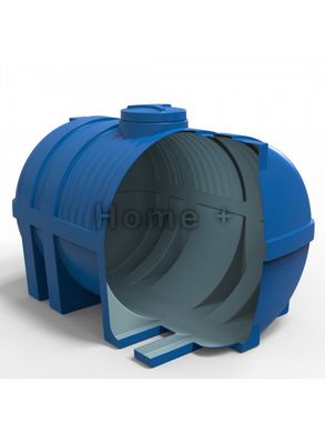 Емкость Europlast 3000 л двухслойная горизонтальная 190*150*152 см синяя (стандарт)