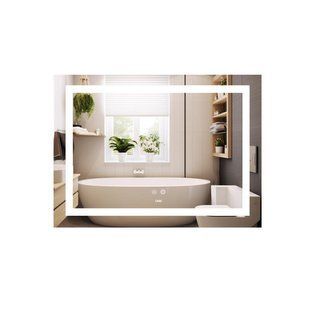 Зеркало Lidz Kubis (KU1) 700х500 с LED-подсветкой Touch, с антизапотеванием, с диммером, рег. яркости LD78LF90448485 SD00054609 фото