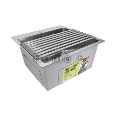 Сушилка на кухонную мойку Lidz Acsis LA11 Gray, плоска основа, для посуды 430х218 мм LDACSLA11GRA49765 SD00055889 фото