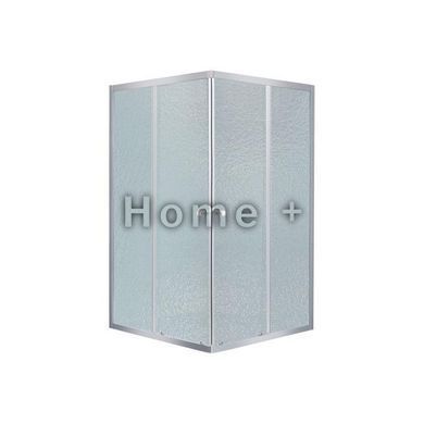 Душова кабіна Lidz Wawel SC90x90.SAT.LOW.FR, скло Frost 4 мм + Lidz Душовий піддон KAPIELKA ST90x90х14 SD00051441 фото