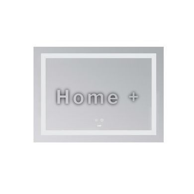 Дзеркало Lidz Kubis (KU1) 700х500 з LED-підсвіткою Touch, з антизапотіванням, з димером, рег. яскравості LD78LF90448485 SD00054609 фото