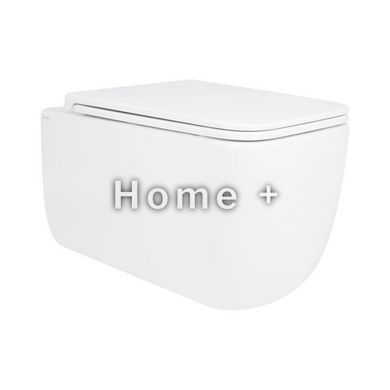Унітаз підвісний Qtap Gemini безобідковий із сидінням Soft-close QT2533076EUQW SD00051554 фото