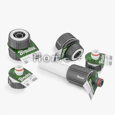 Конектор із регулюванням кута нахилу, на шланг 1/2", Стандарт, WHITE LINE SOFT, WL-S2122 Польща 1354291075 фото