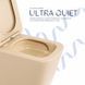 Унитаз подвесной Tern Ultra Quiet 490&times;365&times;325&nbsp;мм, Beige, с сиденьем Slim Duroplast / Soft-close / Quick Release QT17332303ASSB
