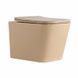 Унитаз подвесной Tern Ultra Quiet 490×365×325 мм, Beige, с сиденьем Slim Duroplast / Soft-close / Quick Release QT17332303ASSB