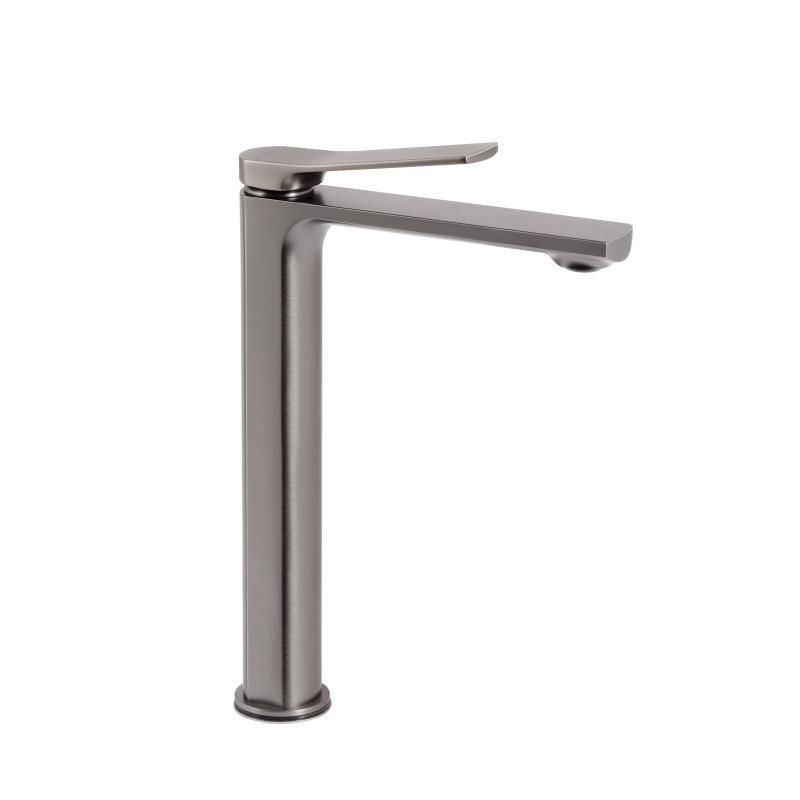 Смеситель для раковины Qtap Slavonice высокий QTSLA269GMB45925 Gunmetal Black PVD SD00052049 фото