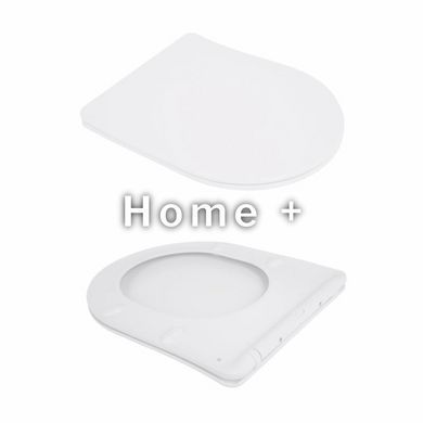 Унитаз подвесной Jay Rimless 485&times;360&times;320 мм, White, с сиденьем Slim Duroplast/ Soft-close/ Quick Relase QT07335177RW Qtap SD00054231 фото