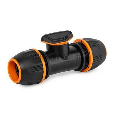 Универсальная муфта с краном 3/4", 5/8", 1/2", BLACK LINE, ECO-PWB2248 ECO-PWB2248 фото