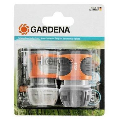 Набор соединителей GARDENA для шлангов 13 мм (1/2&rdquo;) и 15 мм (5/8&rdquo;) 18279-20.000.00 фото