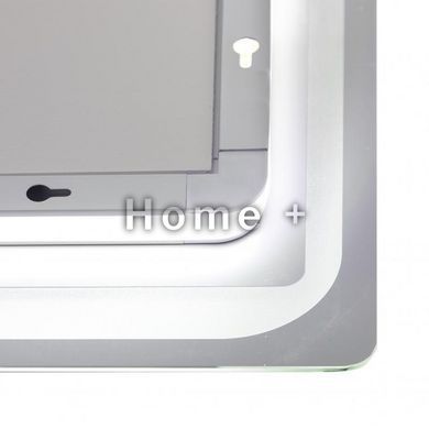 Дзеркало Qtap Mideya 800х600 з LED-підсвіткою Touch, з антизапотіванням, з годинником, димером, рег. яскравості SD00051755 фото
