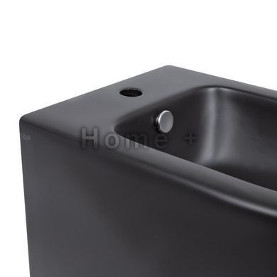 Біде підлогове Qtap Robin 565x360x405 Matt black QT13442141CMB SD00043834 фото