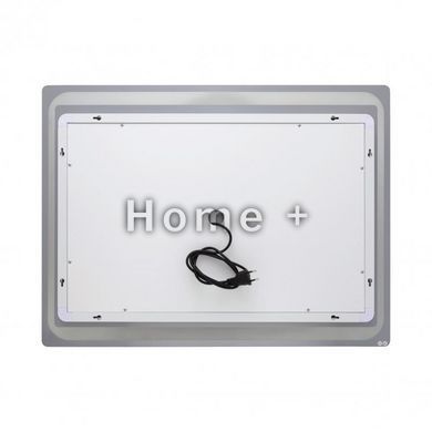 Дзеркало Qtap Mideya 800х600 з LED-підсвіткою Touch, з антизапотіванням, з годинником, димером, рег. яскравості SD00051755 фото