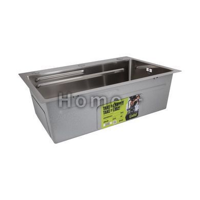 Мийка для кухні інтегрована Lidz Handmade H6845H Decor Honeycomb 3,0/1,0 мм LDH6845HDEC49444 SD00055568 фото