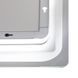 Дзеркало Qtap Mideya 800х600 з LED-підсвіткою Touch, з антизапотіванням, з годинником, димером, рег. яскравості
