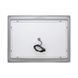 Дзеркало Qtap Mideya 800х600 з LED-підсвіткою Touch, з антизапотіванням, з годинником, димером, рег. яскравості