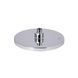 Лейка для верхнего душа Qtap Hlavova D 230 мм округлая QTHLA107CRM45787 Chrome/White