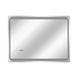 Дзеркало Qtap Mideya 800х600 з LED-підсвіткою Touch, з антизапотіванням, з годинником, димером, рег. яскравості