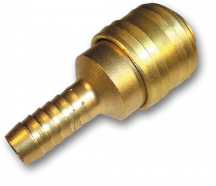 Конектор пневматичний "мама" зі штуцером під шланг 12,5 мм, латунь, SE2-4SH 1354279326 фото