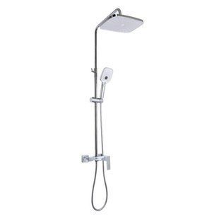 Душова система універсальна Qtap Gemini на три споживачі (з виливом) QTGEM111CRW45687 Chrome/White SD00051811 фото